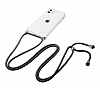 iPhone 12 / 12 Pro 6.1 in Siyah Askl effaf Silikon Klf - Resim: 1