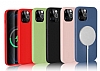 iPhone 12 / 12 Pro 6.1 in Silksafe Wireless arj Destekli Mavi Klf - Resim: 2