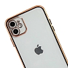 iPhone 12 Pro 6.1 in Kamera Korumal Bumper Siyah Silikon Klf - Resim: 2