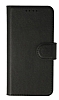 iPhone 12 Mini Czdanl Kapakl Siyah Deri Klf