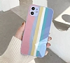 iPhone 12 Mini Rainbow Glass ok Renkli Silikon Klf - Resim: 3