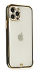 iPhone 12 Pro Max 6.7 in Tal Kamera Korumal Siyah Silikon Klf - Resim: 1