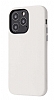 iPhone 13 Pro Max Metal Tulu Beyaz Deri Klf
