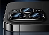 iPhone 12 Pro Max Metal Siyah Kamera Lens Koruyucu - Resim: 2