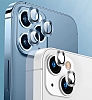 iPhone 13 / 13 Mini CL-02 Mavi Kamera Lens Koruyucu - Resim 3