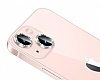 iPhone 13 Mini Crystal Tal Silver Kamera Lensi Koruyucu