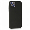 iPhone 13 Kamera Korumal Siyah Silikon Klf - Resim: 1