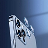 iPhone 13 Pro / 13 Pro Max CL-02 Mavi Kamera Lens Koruyucu - Resim: 3