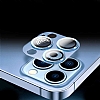 iPhone 13 Pro / 13 Pro Max CL-03 Silver Kamera Lens Koruyucu - Resim 2