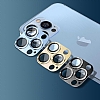 iPhone 13 Pro / 13 Pro Max CL-03 Silver Kamera Lens Koruyucu - Resim 3