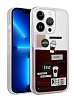 iPhone 13 Pro Max Kahve Figrl Sulu Silikon Klf