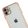 iPhone 7 Plus / 8 Plus Kamera Korumal Bumper Mor Silikon Klf - Resim: 2