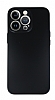 iPhone 13 Pro Max Ultra nce Siyah Tulu Siyah Klf