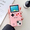 iPhone 13 Oynanabilir Tetris Gameboy Pembe Telefon Klf - Resim: 3