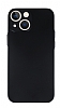 iPhone 13 Ultra nce Siyah Tulu Siyah Klf