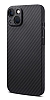 iPhone 14 Plus Gizli Magsafe Ultra nce Karbon Siyah Klf