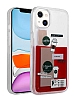 iPhone 14 Plus Kahve Figrl Sulu Krmz Silikon Klf