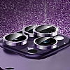iPhone 14 Pro Crystal Derin Mor Tal Kamera Lensi Koruyucu - Resim 2