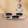 iPhone 15 Siyah Crystal Tal Kamera Lensi Koruyucu - Resim 4