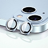 iPhone 15 Metal Mavi Kamera Lens Koruyucu - Resim 1