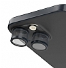 iPhone 15 Metal Siyah Kamera Lens Koruyucu - Resim 3