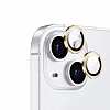 iPhone 15 Plus Safir Metal Sarı Kamera Lens Koruyucu