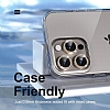 iPhone 15 Pro Max Titanium Crystal Tal Kamera Lensi Koruyucu - Resim: 1