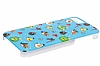 iPhone SE / 5 / 5S Angry Birds Classic Mavi Rubber Klf - Resim 1
