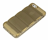 iPhone SE / 5 / 5S Bubble effaf Gold Silikon Klf - Resim: 1