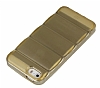 iPhone SE / 5 / 5S Bubble effaf Gold Silikon Klf - Resim 3