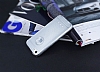 iPhone SE / 5 / 5S Metalik Noktal Silver Silikon Klf - Resim 2