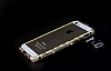 iPhone SE / 5 / 5S Seramik Tal Metal Bumper ereve Gold Klf - Resim 4