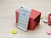 iPhone SE / 5 / 5S Telefon Kulbesi effaf Beyaz Silikon Klf - Resim: 1