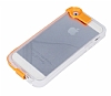 iPhone SE / 5 / 5S USB Lightning Kablolu Turuncu Rubber Klf - Resim: 8