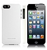 iPhone SE / 5 / 5S Mercury Sert Beyaz Parlak Rubber Klf - Resim: 4