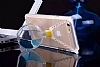 iPhone SE / 5 / 5S Taşlı Sulu Standlı Mavi Parfüm Silikon Kılıf - Resim: 3