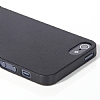 iPhone SE / 5 / 5S Ultra nce Siyah Rubber Klf - Resim 5