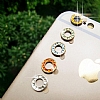 iPhone 6 / 6S Beyaz Tal Kamera Lensi Koruyucu - Resim 4