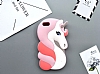 iPhone 6 / 6S Unicorn Krmz Silikon Klf - Resim 2