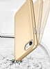 iPhone 6 Plus / 6S Plus Tam Kenar Koruma Gold Rubber Klf - Resim: 5