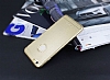 iPhone 6 Plus / 6S Plus Metalik Noktal Gold Silikon Klf - Resim 2
