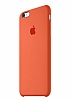 iPhone 6 Plus / 6S Plus Orjinal Turuncu Silikon Klf - Resim 2