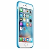 iPhone 6 Plus / 6S Plus Orjinal Mavi Silikon Klf - Resim 2