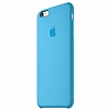 iPhone 6 Plus / 6S Plus Orjinal Mavi Silikon Klf - Resim 1