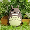 iPhone 6 / 6S Totoro Gri Silikon Klf - Resim 2