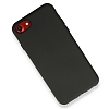 iPhone SE 2022 Siyah Silikon Klf - Resim: 1