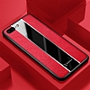 Zebana iPhone 7 Plus / 8 Plus Premium Krmz Deri Klf - Resim: 4