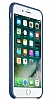 iPhone 7 Plus / 8 Plus Orjinal Ocean Blue Silikon Klf - Resim: 1