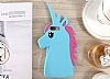 iPhone 7 / 8 Unicorn Krmz Silikon Klf - Resim 2