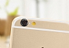 iPhone 6 / 6S Gold Kamera Lensi Koruyucu - Resim 2